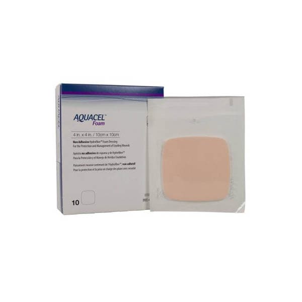 Aquacel Foam Dressing Film Backing Tan Square - Image 1