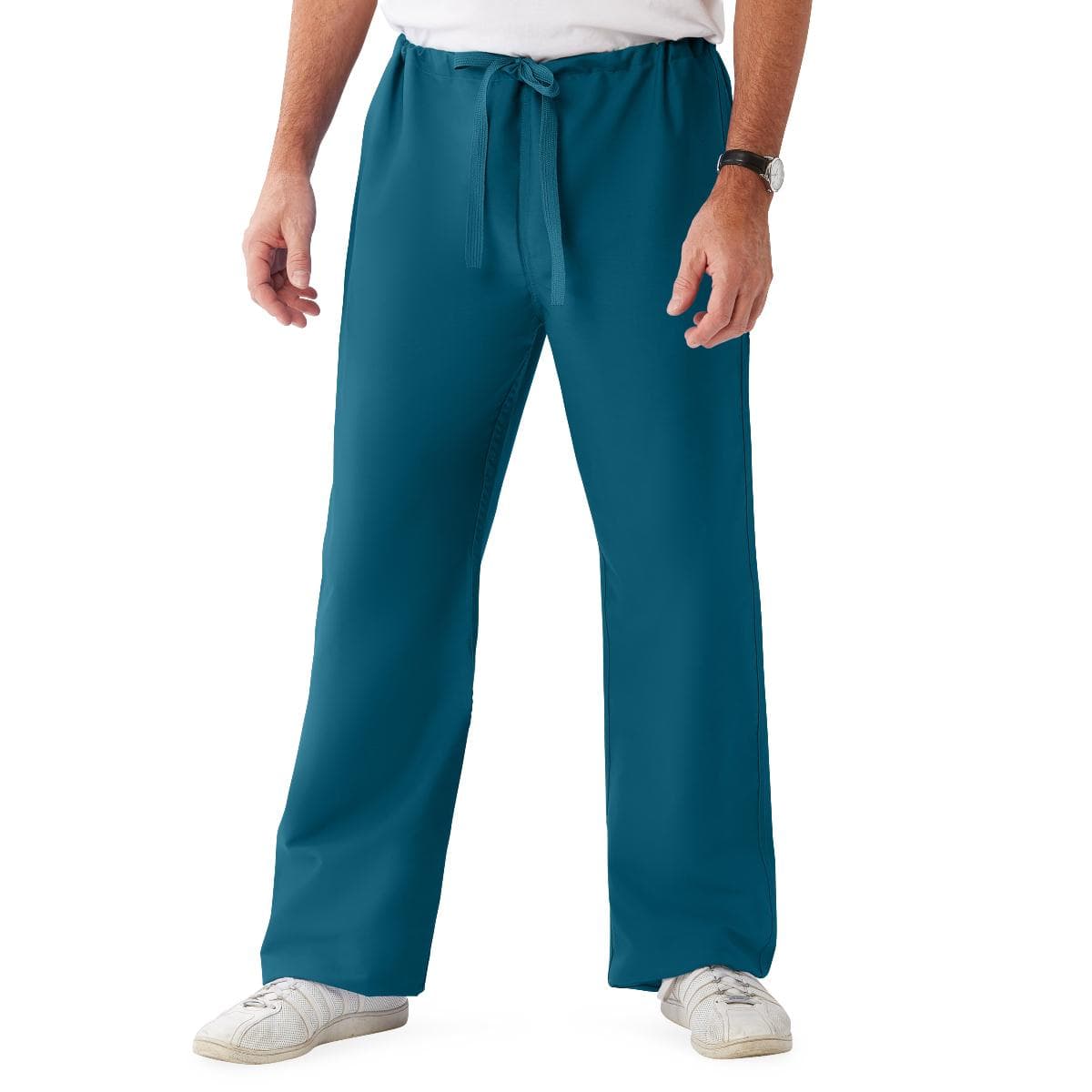 Medline 900 Comfortease Unisex Reversible Scrub Pants Blues - Image 1
