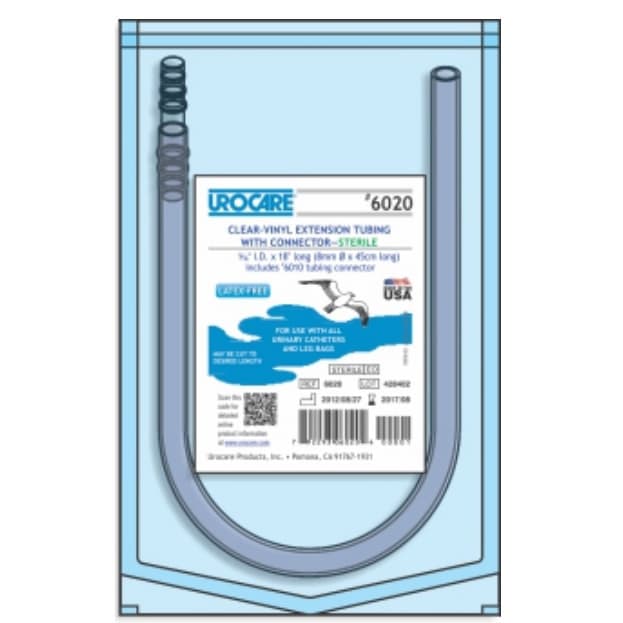 Urocare Clear Vinyl Tubing with Connector