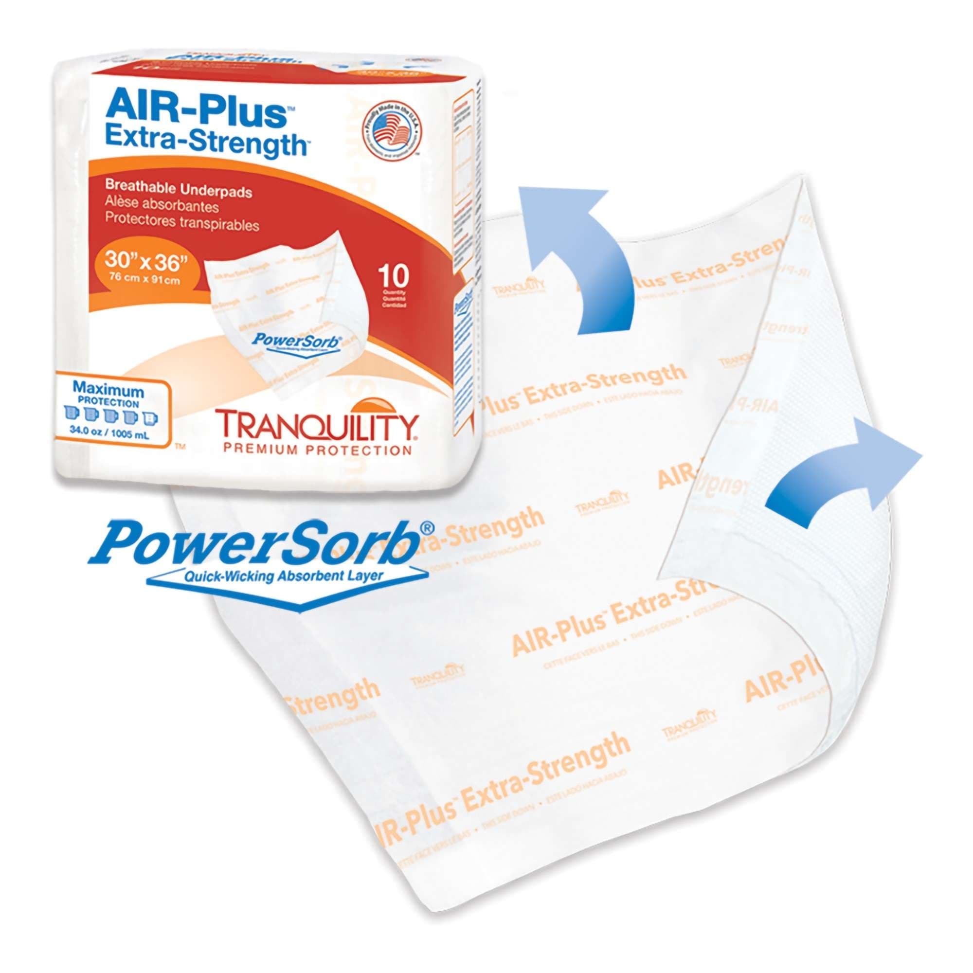 Tranquility AIR-Plus Extra-Strength Breathable Underpads - Image 3