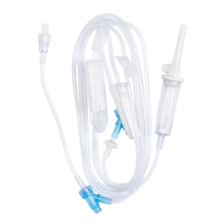 SafeDAY 24 Hour Primary IV Administration Set with Filter, Sterile - Case of 50 - Image 1
