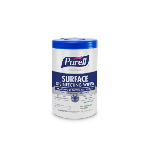 Purell Healthcare Surface Disinfectant Cleaner Wipe