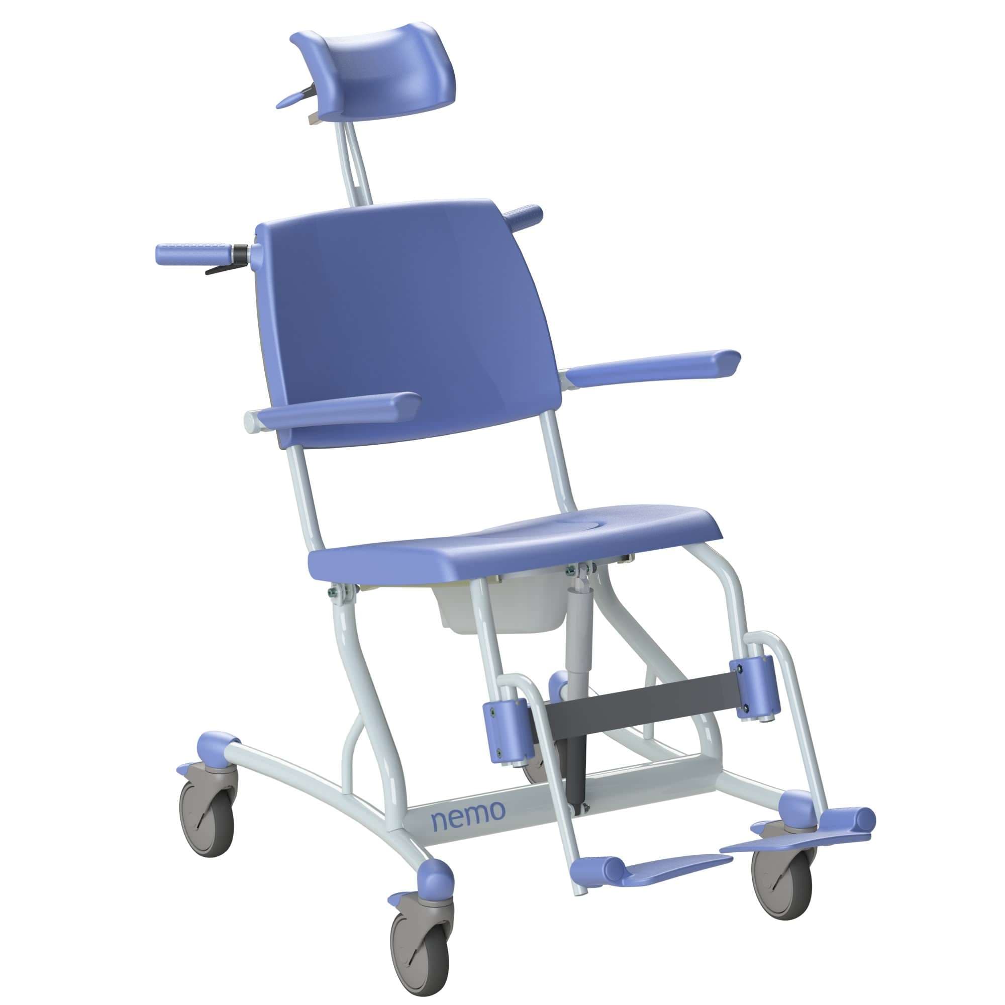 Lopital Nemo Mobile Tilt Shower-Toilet Chair