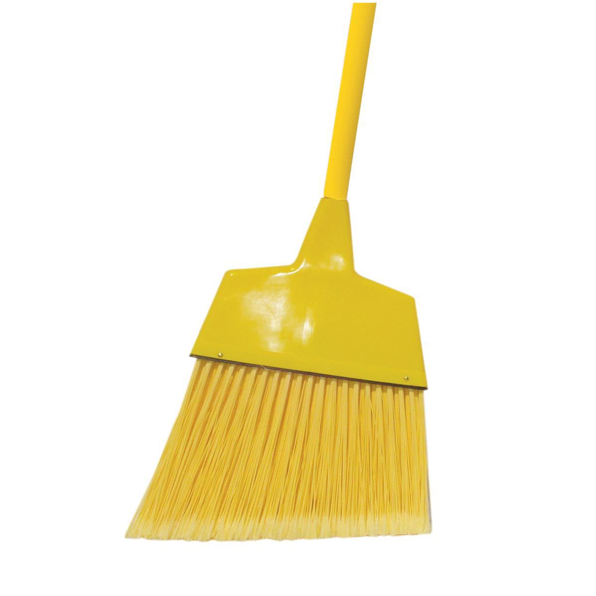 Medline Plastic Angle Broom, Flagged - Image 1