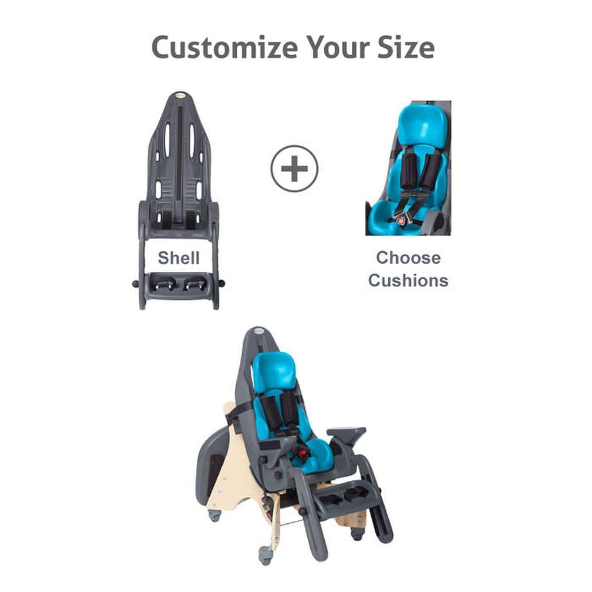 Special Tomato MPS Seat With Footrest - Image 2