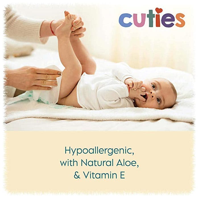 Cuties Sensitive Baby Wipes - Image 3
