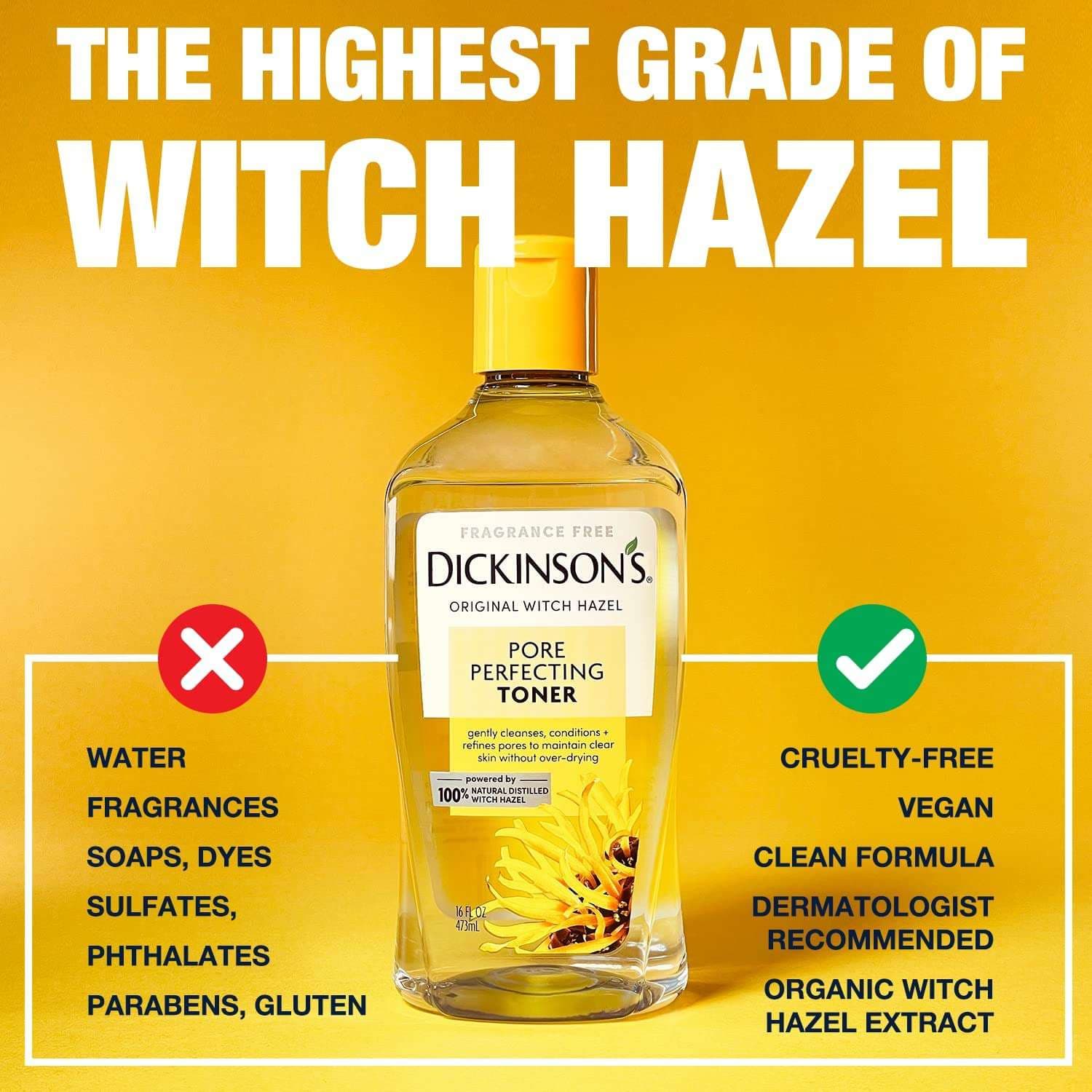 Dickinson's Witch Hazel Pore Perfecting Toner - Image 6