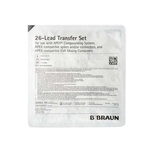 Apex Transfer Set, 26 Lead