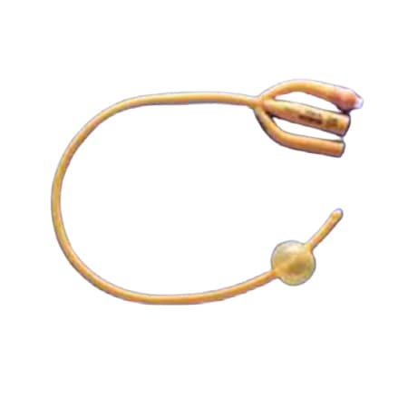 Teleflex Gold Silicone Coated 3-Way Foley Catheter