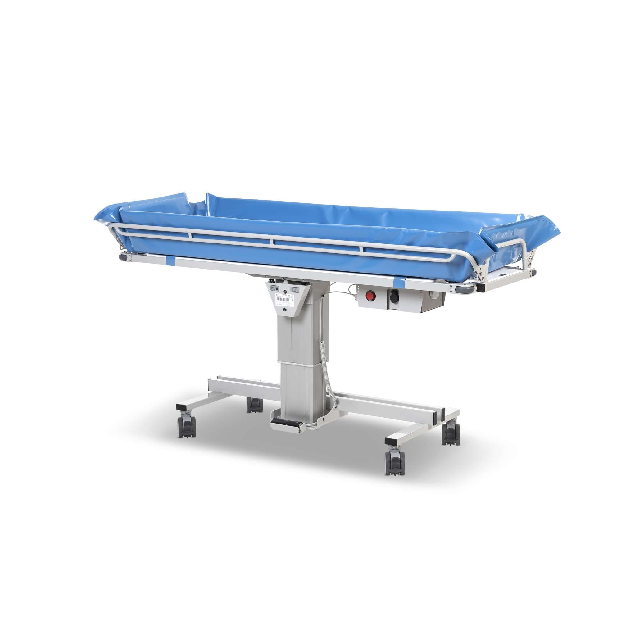 TR 3000 Battery Operated Height Adjustable Shower Trolley By TR Equipment