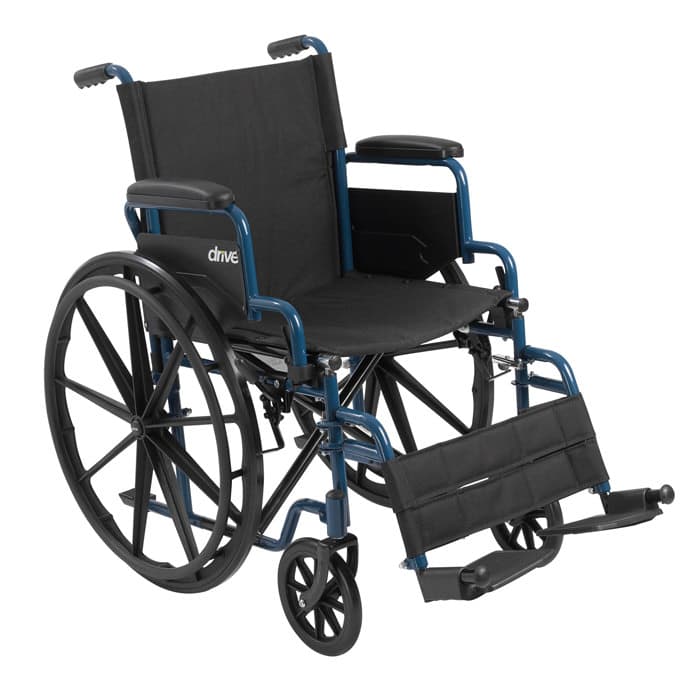 Drive Medical Blue Streak Single Axle Manual Wheelchair
