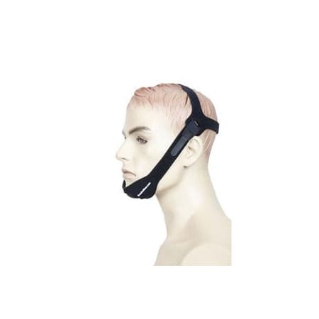 Breathewear Halo Chin Strap, Black, Fabric, Latex-Free