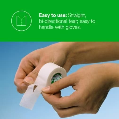 3M Transpore White Medical Tape - Image 3