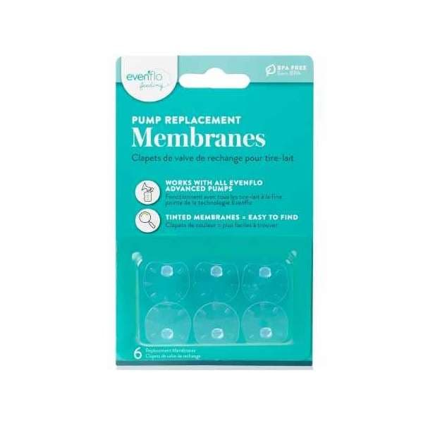 Evenflo Breast Pump Replacement Membrane - Case of 24