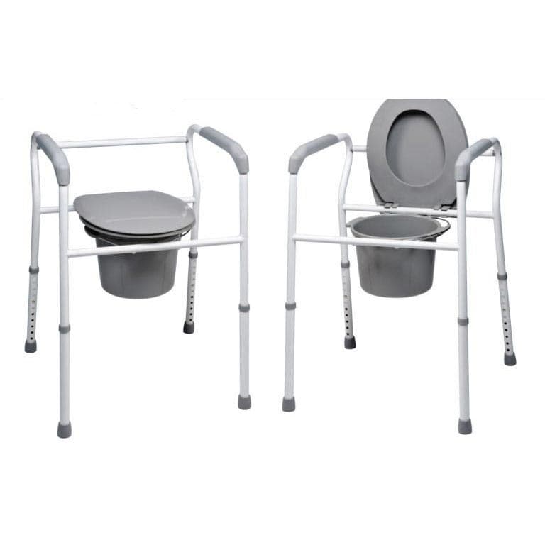 Lumex Platinum Collection 3-in-1 Steel Commode - Case of 4 - Image 1