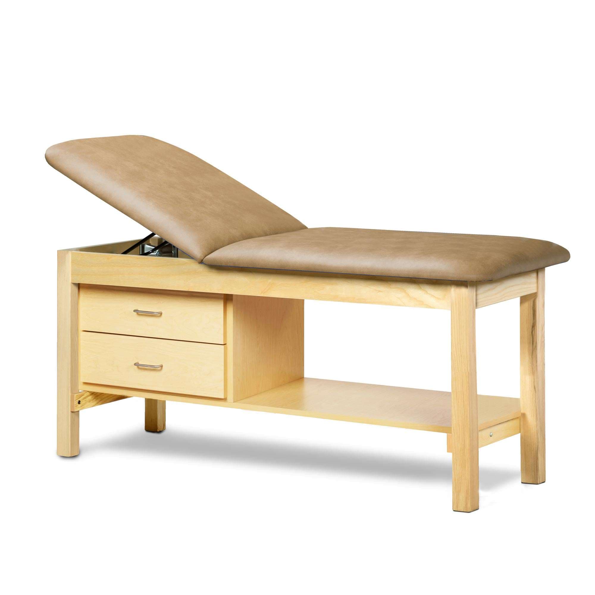 Clinton ETA classic series treatment table with drawers