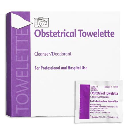Hygea Obstetrical Towelette Cleanser and Deodorant - Image 1