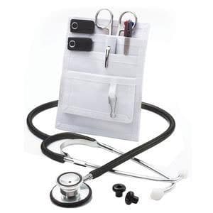 ADC Dual-Head Medical Stethoscope, Black