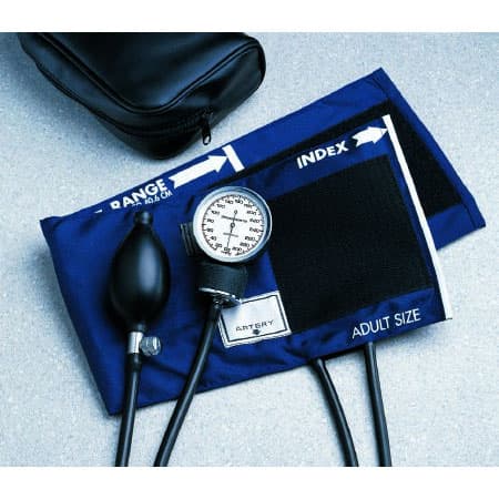Basic Nylon Cuff Aneroid Sphygmomanometer, Small Adult - Image 1