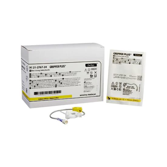 Deltec Gripper Plus Safety Needles without Y-Site - Image 1
