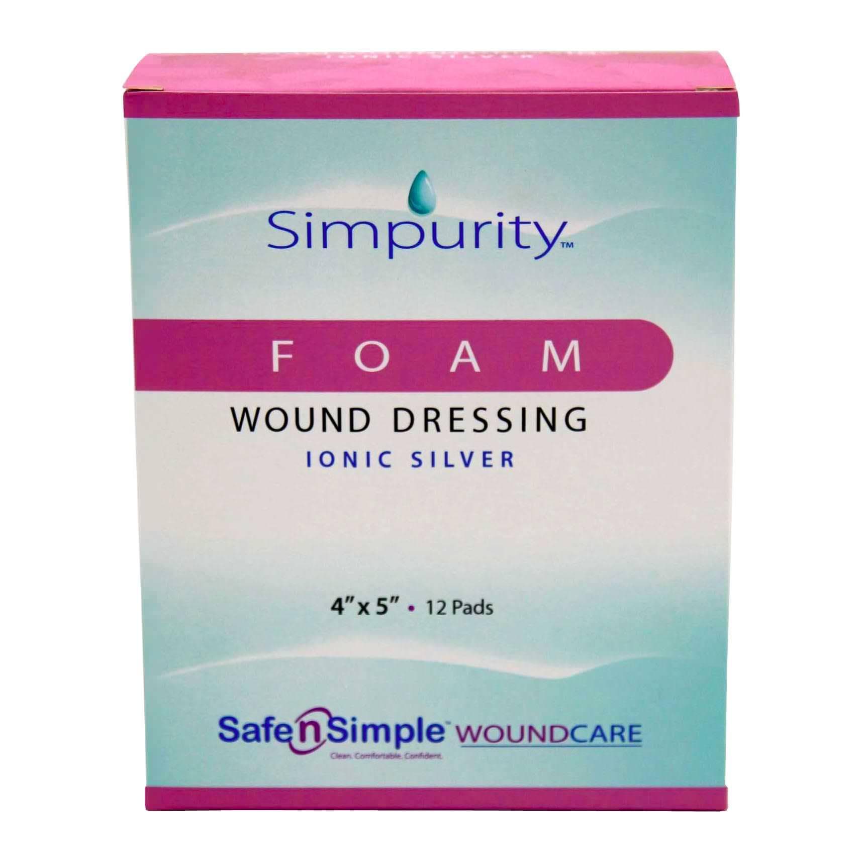 Simpurity Silver Foam Dressing - Image 1