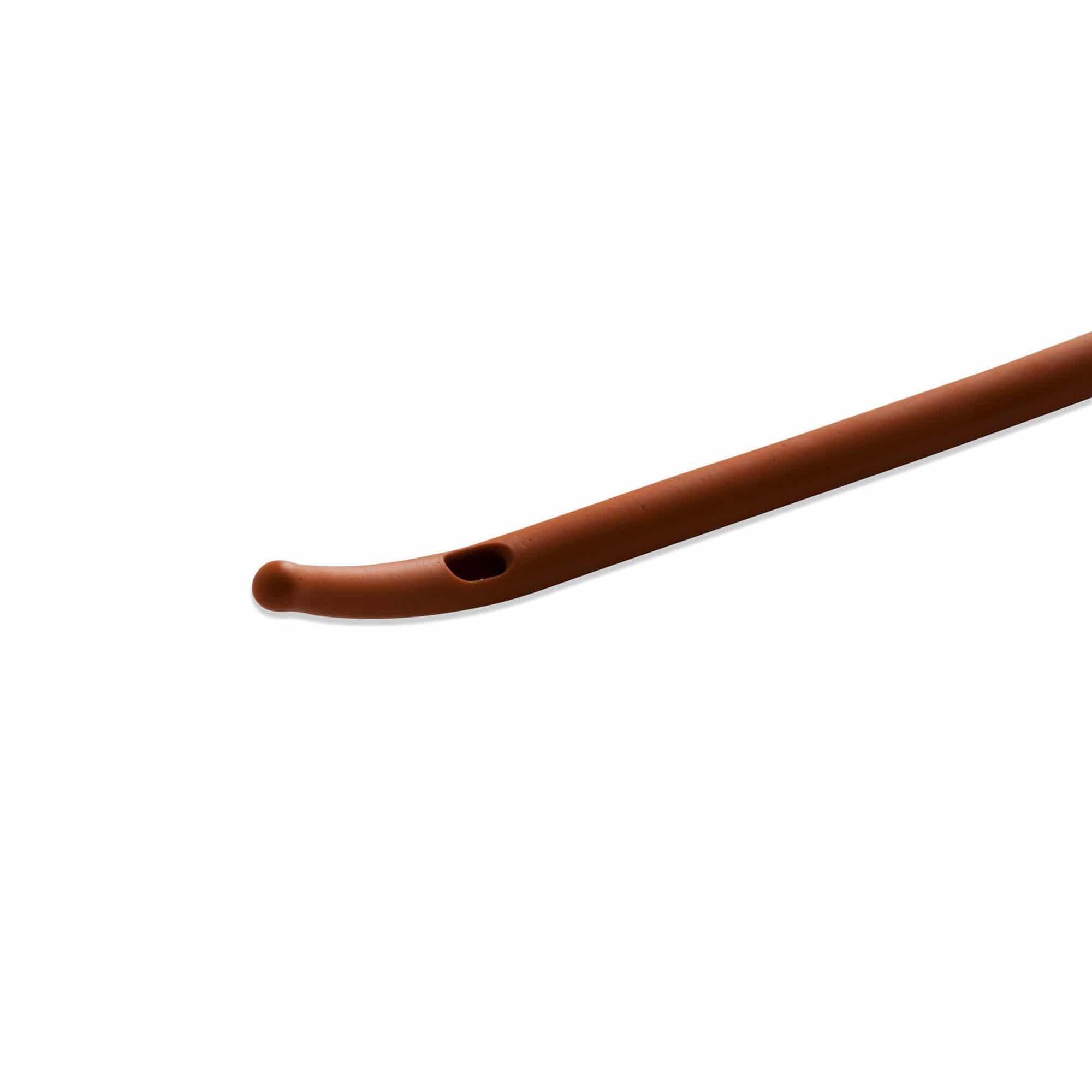 Bardia Red Rubber Intermittent Catheters, Coude Tip - Image 3