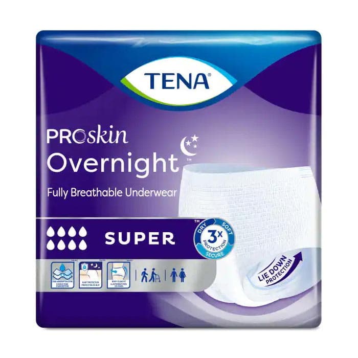 TENA ProSkin Overnight Super Protective Adult Underwear