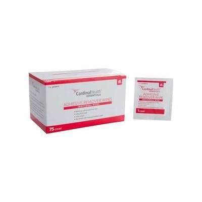 Cardinal Health Essentials Adhesive Remover Wipes
