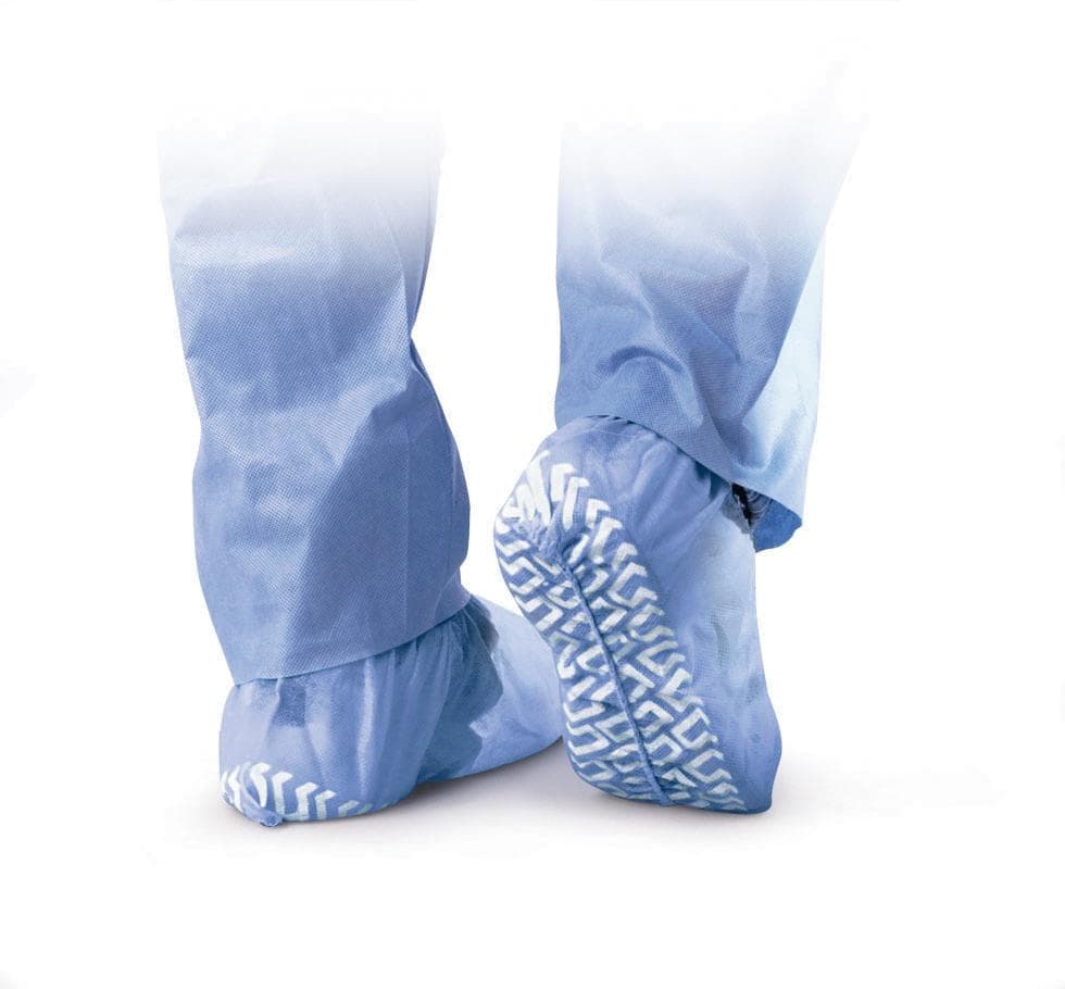 Medline Nonskid Spunbond Polypropylene Shoe Covers - Image 2