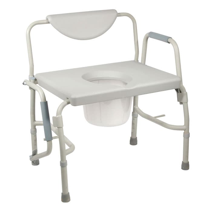 Drive deluxe bariatric drop-arm commode - Image 1