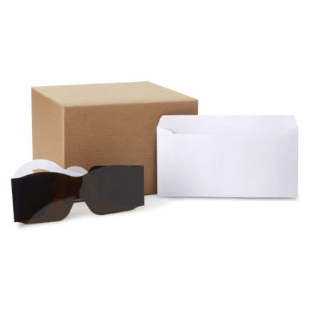 Easy Eyes Post Mydriatic Glasses Tinted Film Lens Over Ear One Size - Box of 100