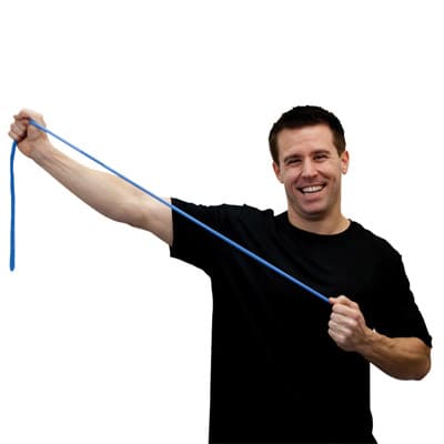 Val-u-Tubing Exercise Tubing, 100 Foot, Blueberry, Heavy, Non-Latex - Image 1