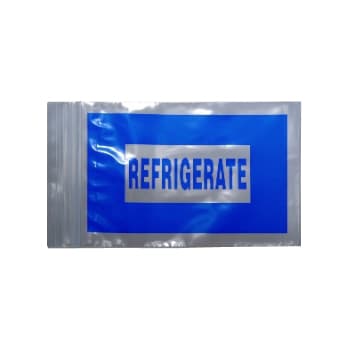 Elkay Plastics Reclosable Refrigerate Bag Clear-Blue 2 mil