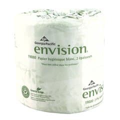 envision Toilet Tissue White Standard Size Cored Roll