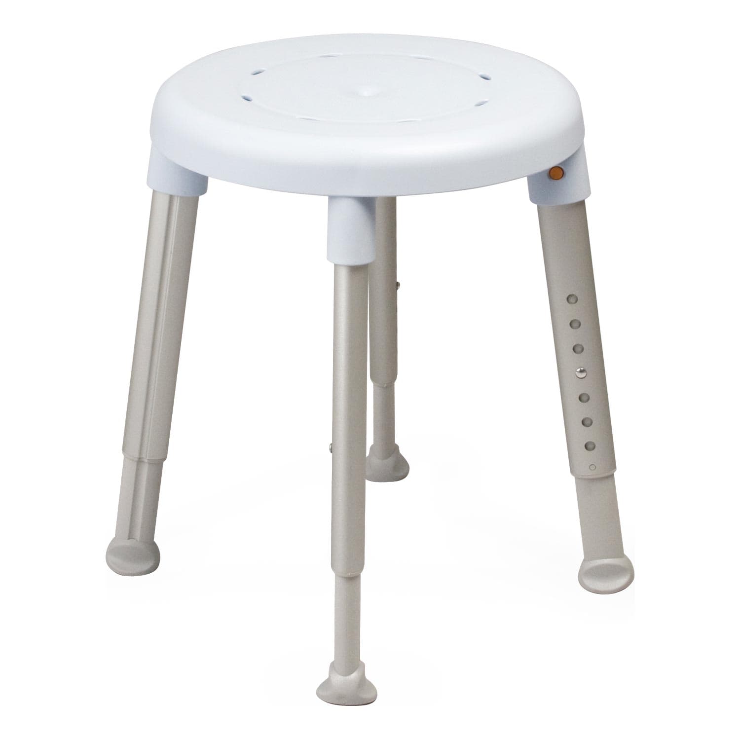 Etac Easy Shower Stool - Height Adjustable Round Seat