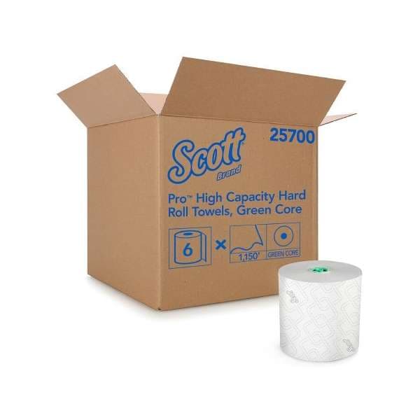Scott MOD Green 1-Ply Paper Towel, 7.5 Inch x 1150 Foot - Case of 6 - Image 1