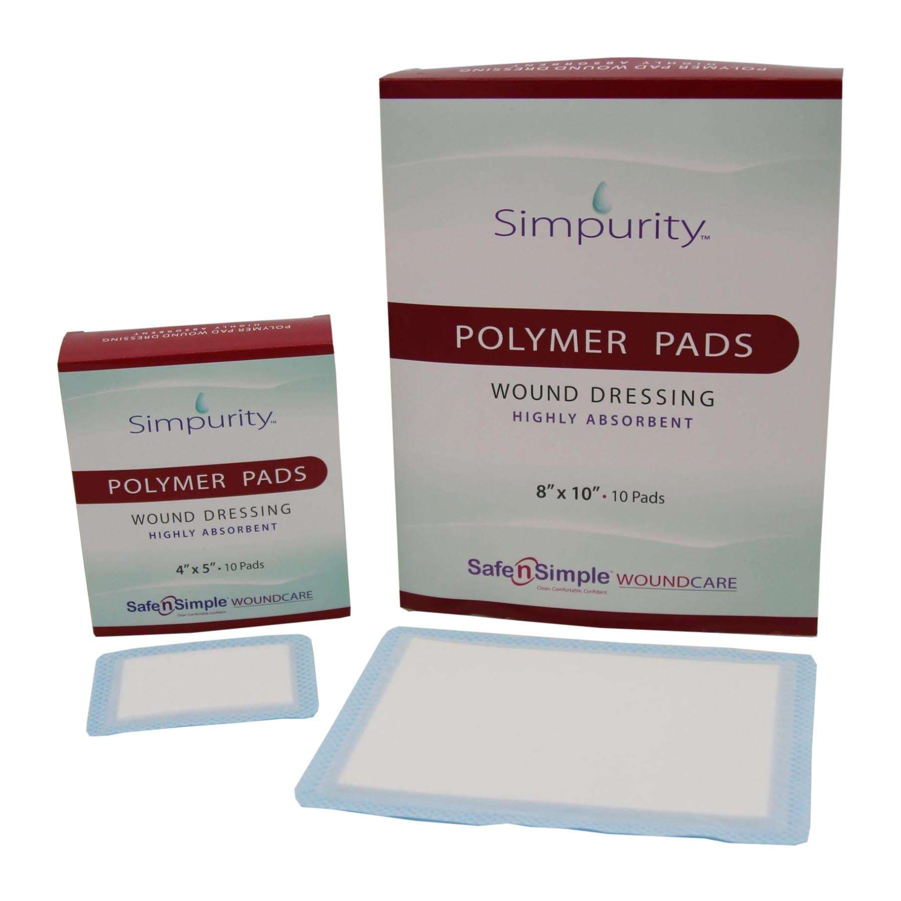 Simpurity Absorbent Polymer Pad Dressing - Image 1