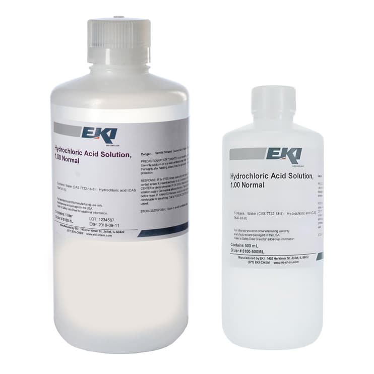 EKI Hydrochloric Acid Solution, 1.00 Normal