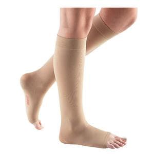 Mediven Comfort Calf High Compression Stocking, Size 3, Petite, Sandstone - Pair of 2 - Image 1
