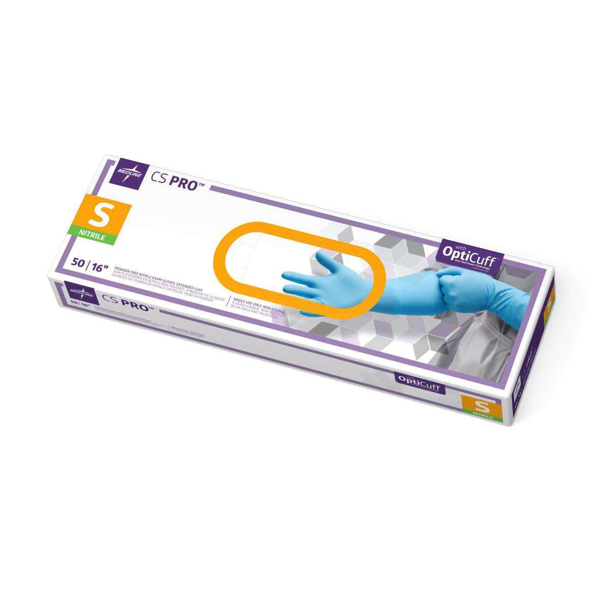 CS Pro 16" Extended Cuff Nitrile Exam Gloves