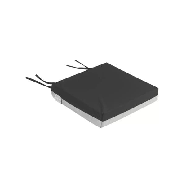 Premier One Bariatric Noninflatable Black Seat Cushion With Cover, 22 X 18 X 3 Inch - Image 1