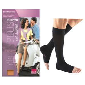 Mediven Plus Calf High Compression Stocking, Size 5, Black - Pair of 2