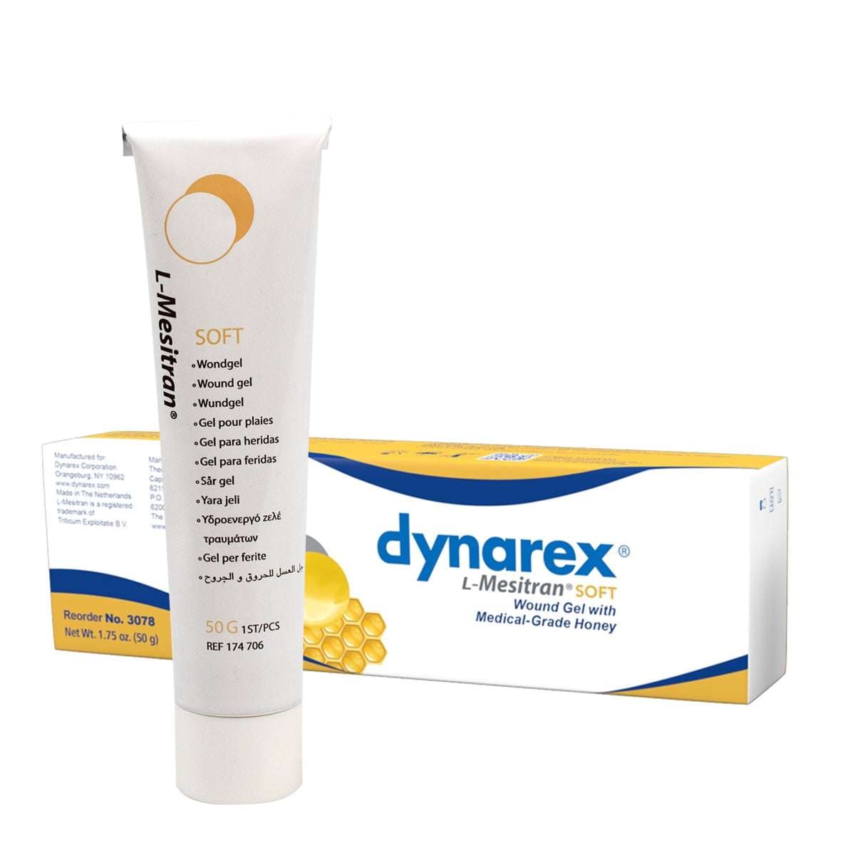 Dynarex L-Mesitran Soft Honey Wound Gel