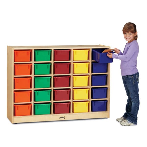 Jonti-Craft® 25 Cubbie-Tray Mobile Storage