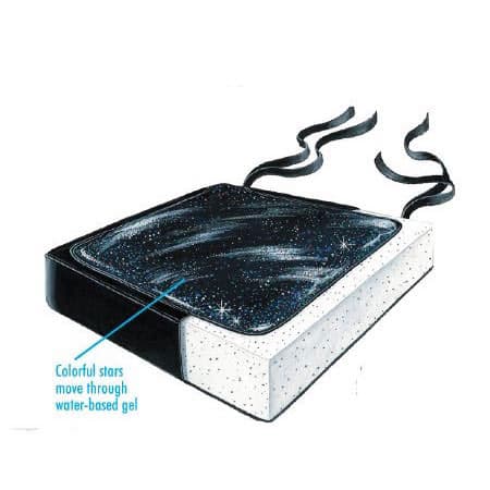 Skil-Care Noninflatable Foam and Gel Seat Cushion, Tie Fastened - Image 1