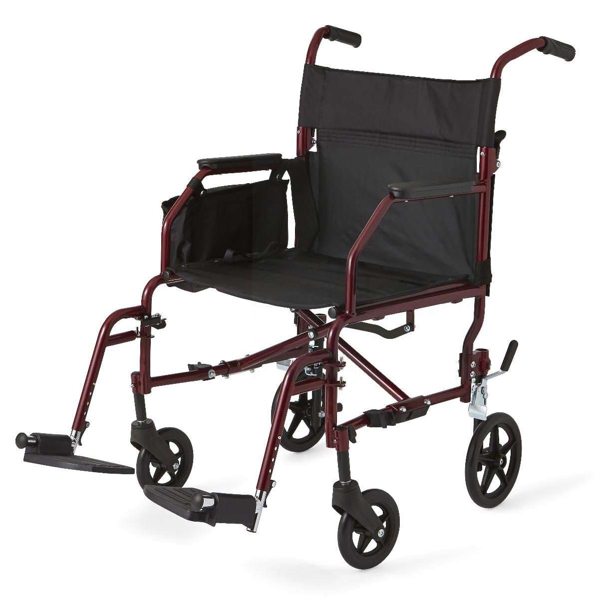 Medline Basic Steel Transport Chair - Image 2