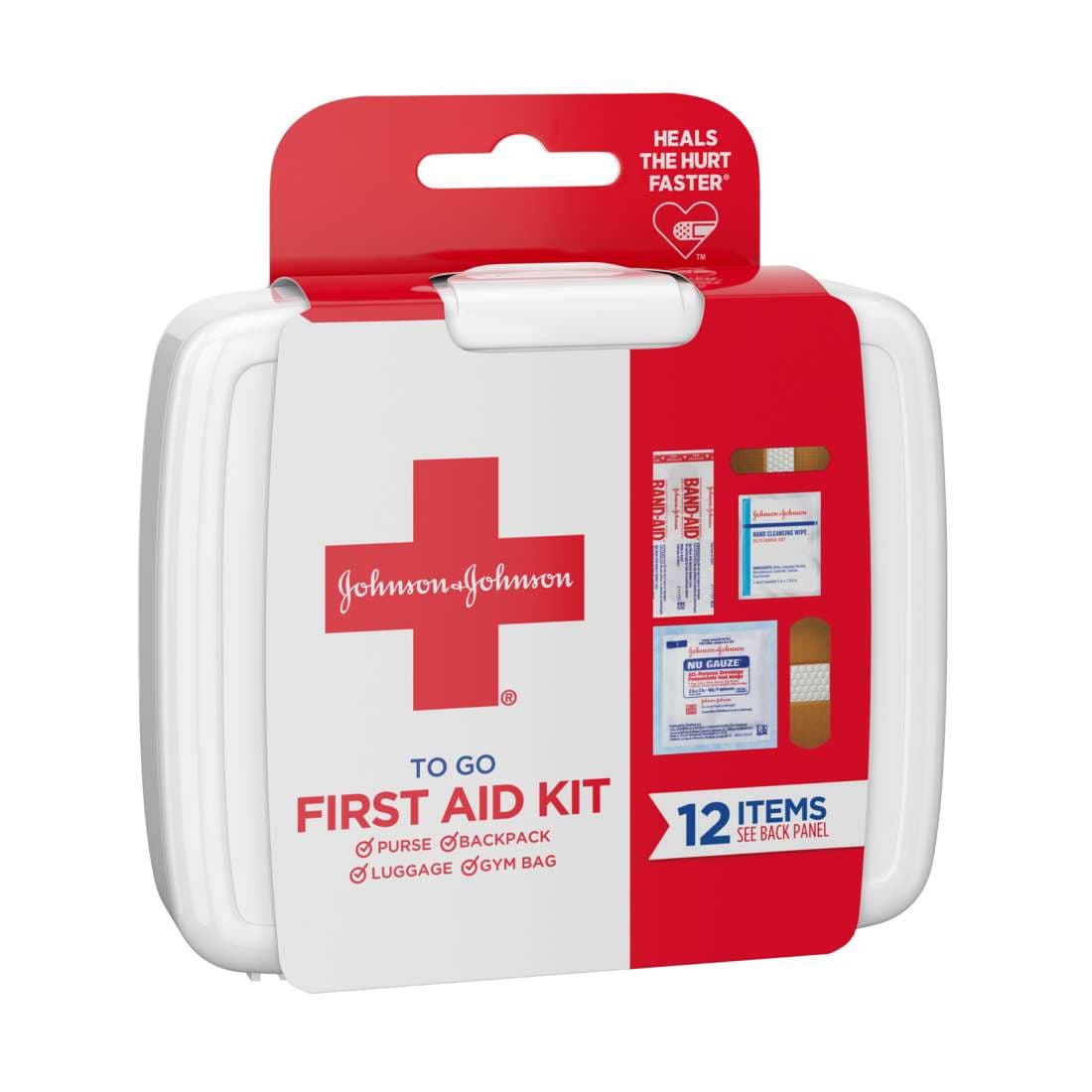 Johnson & Johnson First Aid To Go! Portable Mini Travel Kit