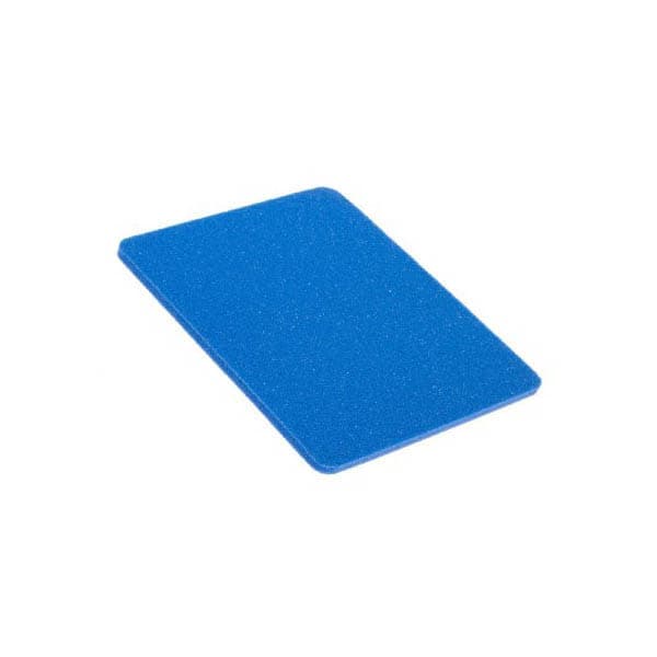 DermaBlue+ Foam Transfer Silver Foam Dressing Blue 4 x 5 Inch