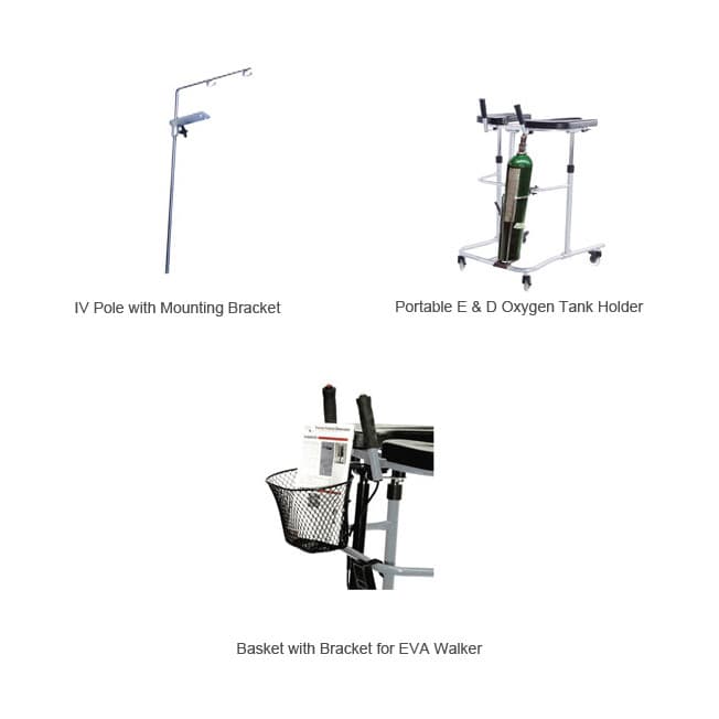 Eva Pneumatic Support Walker for Hospital - Image 3