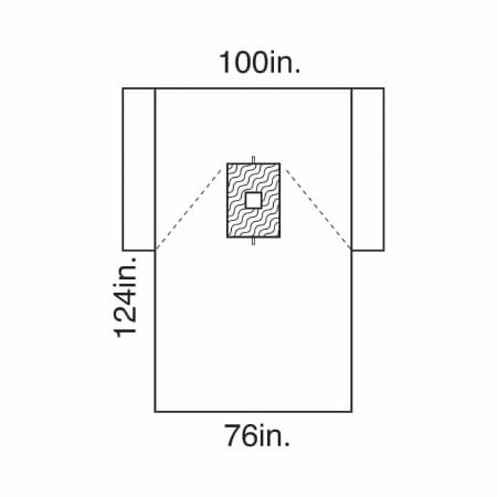O&M Halyard Inc Surgical Drape Blue - Image 1